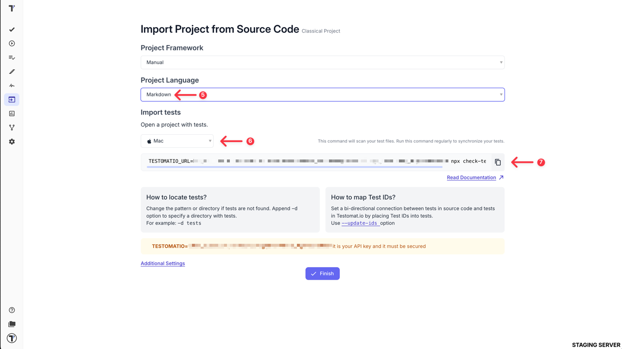 Testomatio - Import from markdown